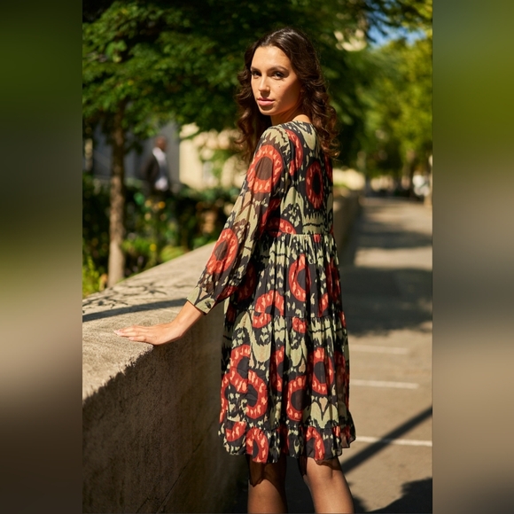 Judy Printed Dress - Picture 3 of 3